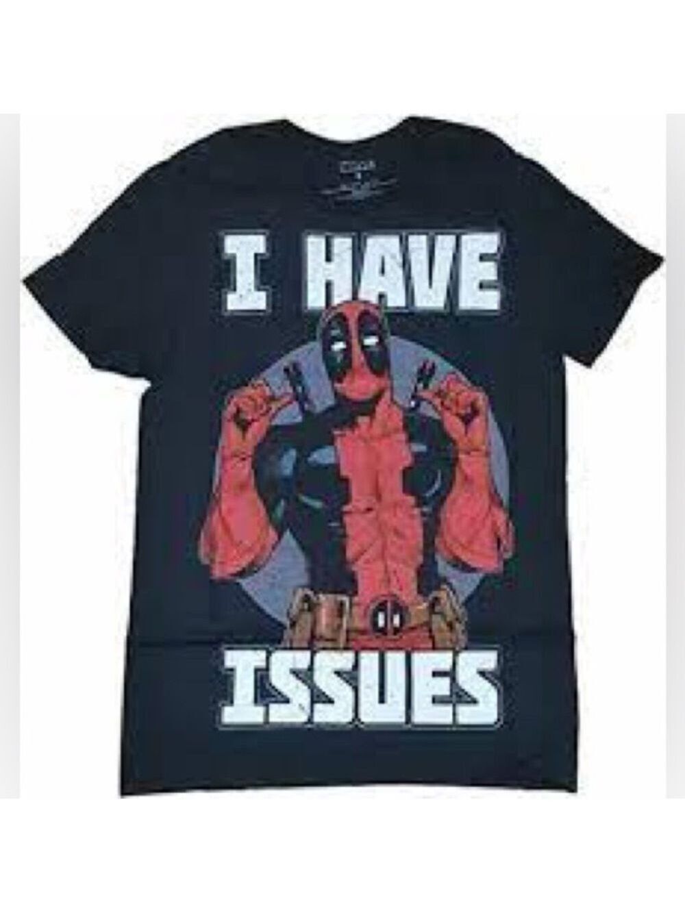 MARVEL Deadpool ‘I Have Issues' Men's Graphic Short Sleeve T-shirt